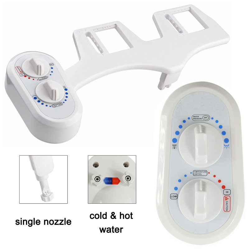 Self-cleaning Nozzle Bidet Toilet Seat Attachment Water Sprayer