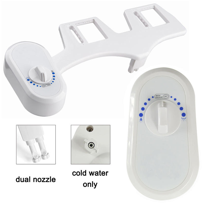 Women Nozzle Cold Water Spray Non-electric Bidet Toilet Seat Attachment