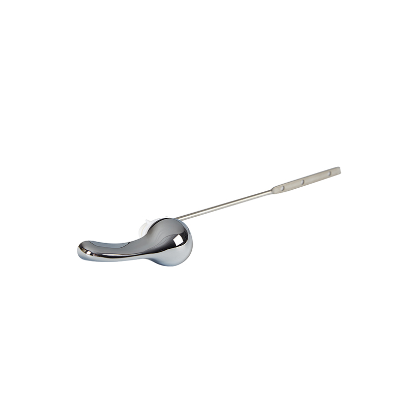 HIGHCRAFT 5335-4 Replacement Toilet Tank Flush Lever Handle with Metal Nut Chrome Pack of 2 