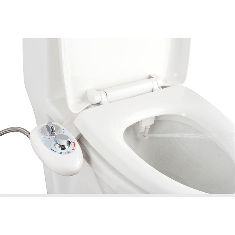 Bidet Toilet Seat Attachment Hot & Cold Non-Electric Single Nozzle Bidet Sprayer 
