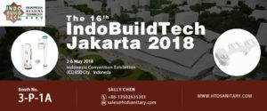 Join HTD Toilet Plumbing Parts in the 16th IndoBuildTech Jakarta 2018