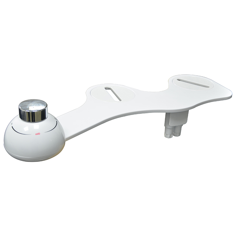 Dual Nozzles Cold Water Toilet Bidet attachment with Child Lock