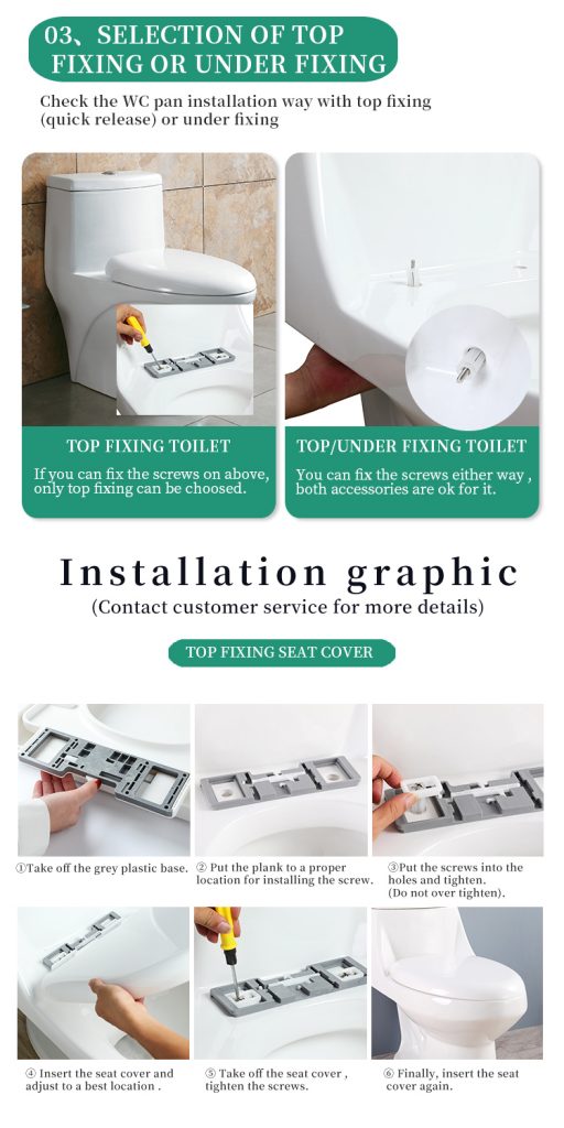 Toilet Seat Quick Release Soft Round Shape PP Adjustable Length